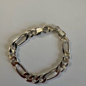 Men's Silver Chain Bracelet
